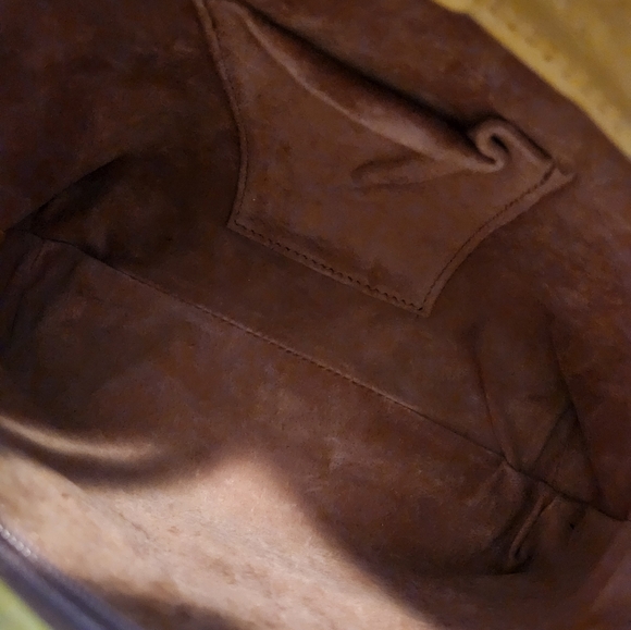 Yellow genuine leather bag - Picture 4 of 4